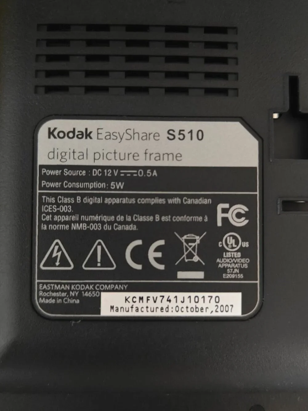 Kodak EasyShare S510 5.6